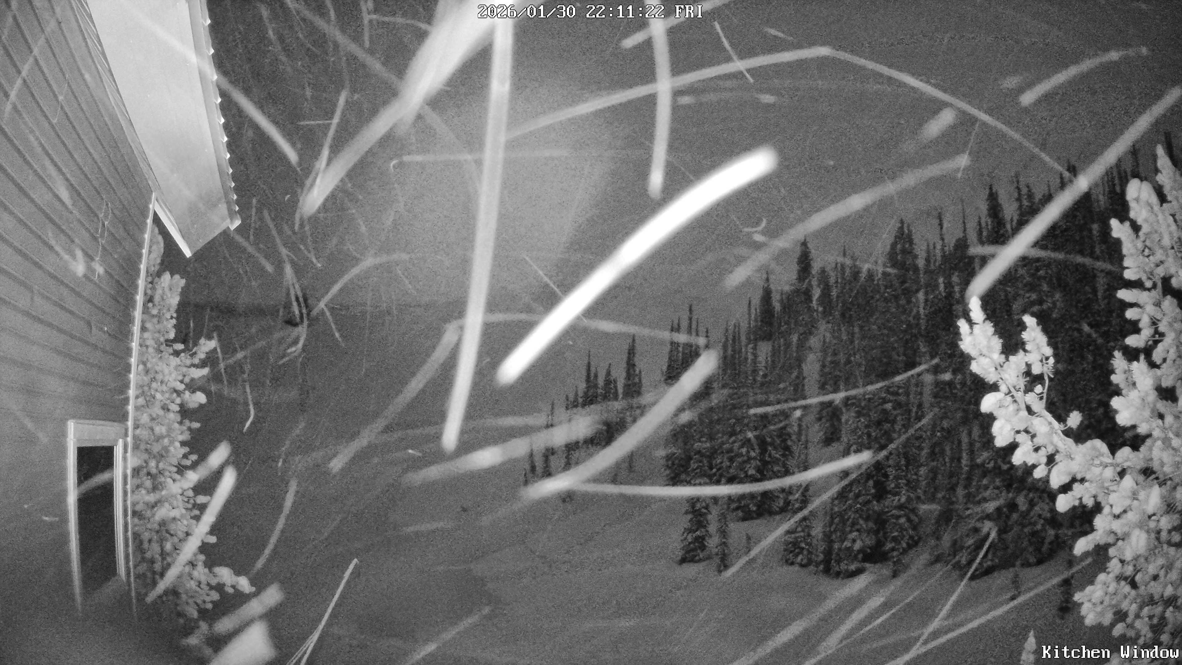 View from the Kitchen Window, looking towards Escargo & Wizard Peaks
